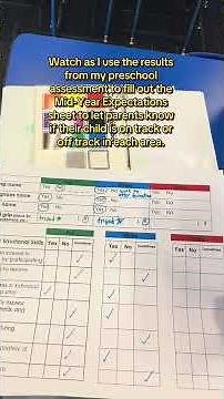 Watch as I transform the results from our preschool assessment into a comprehensive class checklist