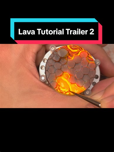 Lava base tutorial trailer 2, the no crystals version. Trying to edit together everything and have it released tomorrow on 11/30/2025 :) #lava #tutorials #miniature #warhammer40k #painting
