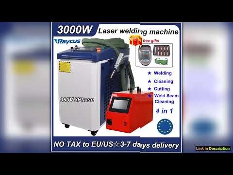 Raycus 3000W Laser Cleaning Machine 4 in 1 Fiber Laser Welding Cleaning Cutting Machine Portable Ha