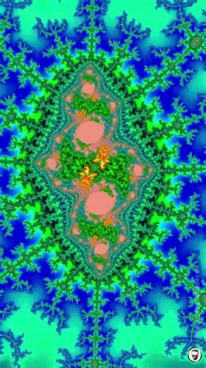 #trippyart #fractals Fractal Harmony: Mesmerizing Mandelbrot Set at the End ‪@PsychedelicReverse‬​