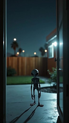 9.1K views · 187 reactions | A woman manages to record the moment she seen an alien in her backyard! Legit footage! #UFO #UFOS #UAP #uaps #alien #Aliens #OVNI #california | History of Anunnaki | Facebook