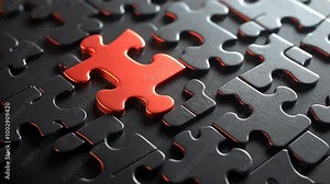 Puzzle. Business strategy, success solution, jigsaw games symbol. Idea metaphor. Creative idea, connection, challenge, partnership, teamwork, match