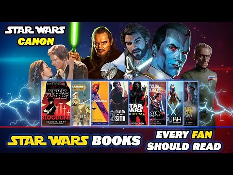 10 ESSENTIAL Star Wars Canon Books that EVERY True Star Wars Fan Must Read
