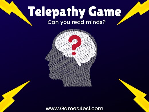 ESL PowerPoint Game Template - Telepathy Game | Games4esl
