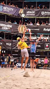 Reinvented only here! Queen & King of the Court! Repost @johncornish KONG BLOCK 🤚 🇧🇷 Unreal defence from the South Americans! Utrecht you’ve been phenomenal! #volleyball #qkotc #volleyballclips #volleyballhighlights #queenkingofthecourt | King of the Beach