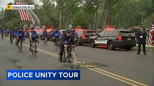 More than 100 officers bike through South Jersey as part of Police Unity Tour, honoring fallen cop