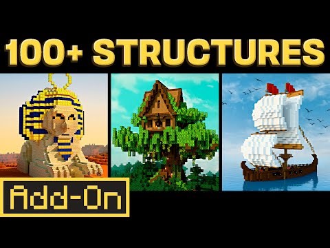 100+ Structures Add-On (Official Trailer) - Minecraft Marketplace
