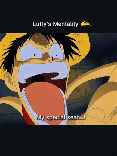 Luffy being Luffy.......😂😂😂 FILM O 1999 Toei Animation Co., Ltd. Eiichiro 0da/Shueisha, Toei Animation One Piece is a Japanese anime and manga series created by Eiichiro Oda that follows Monkey D. Luffy a cheerful pirate with rubber-like abilities, on his journey to find the legendary treasure known as the One Piece and pursue his dream of becoming the Pirate King. Along the way, Luffy forms the Straw Hat Pirates, a loval crew with their own dreams and strengths, and together they explore vas