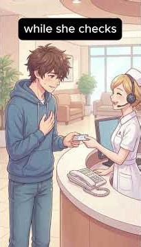🏥 At The Hospital Front Desk – Simple English, Daily Conversation – Worried Patient, Safety