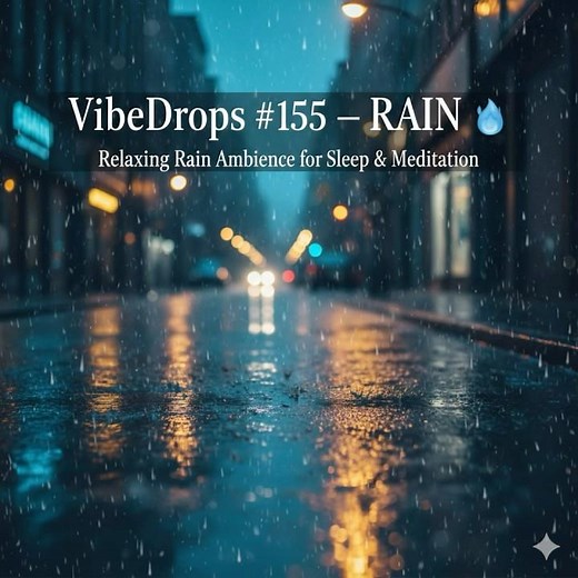 🌧️ Rain Ambience — Sleep, Focus, and Relaxation | VibeDrops #155