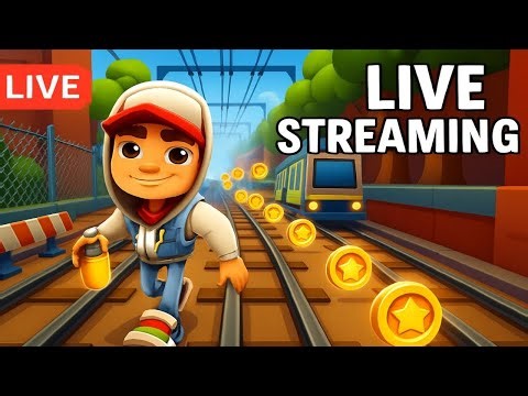 📱 Subway Surfers Gameplay In Hindi | Mobile Live Streaming 🎮