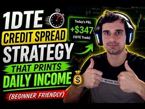 1DTE Credit Spread Strategy That Prints Daily Income 💰 (Beginner Friendly)