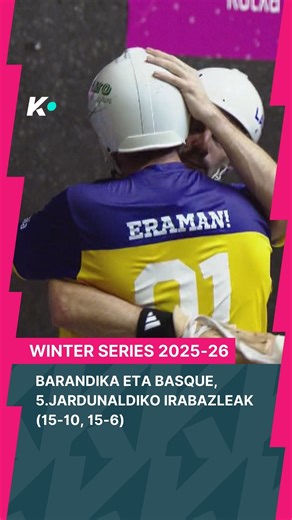 Xabi Barandikak eta Thibault Basquek bi setetan irabazi dute (15-10 eta 15-6) Ekaitz Mendizabalen 'Goixerri' eta Mikel Mancisidorren aurka Gernikan jokatu den Eusko Label Winter Serieseko bosgarren jardunaldiko neurketa. @xabibaran @thibault_basque @goixerri_20 @mikelmanci18 @eramanjaialai @jaialainews @eitb @euskaltelebista #barandika #basque #goixerri #manci #gernika #gernikajaialai #jaialai #eitbkirolak #kirolakeitb #kirolak #pilota #zestapunta #eitb #euskaltelebista #winterseries #euskolabel