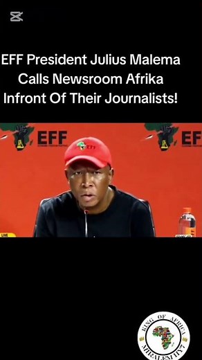 JULIUS MALEMA VS NEWZROOM AFRIKA 405!