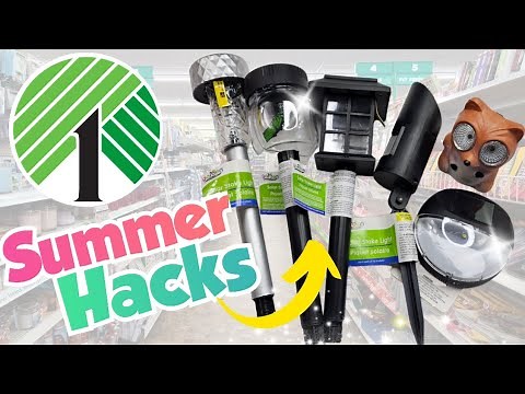 GENIUS DIY Crafts Using Dollar Tree Solar Lights! Summer DIY Crafts