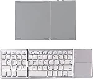 Amazon.com: Fourmor Foldable Bluetooth Keyboard - Portable, Full-Size, Wireless with Numeric Keypad, Touchpad, Compatible with Windows, iOS, Android, Mac : Electronics