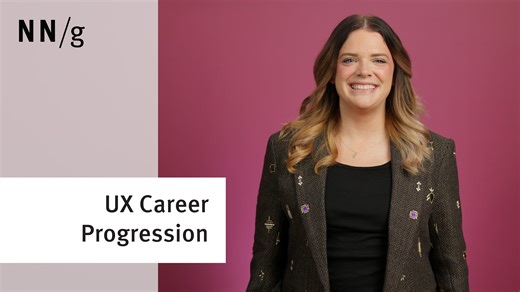 5 Stages of UX Career Progression (Video)