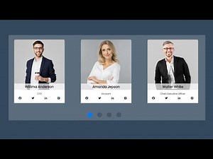 Responsive Card Slider in HTML CSS & JavaScript