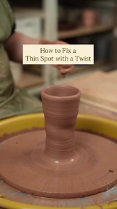 52K views · 591 reactions | How to fix a thin spot ❤️ ••• Follow @twisted_clay for more! | The Ceramic School | Facebook