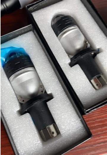 Bi led double led lens for motorcycle for car