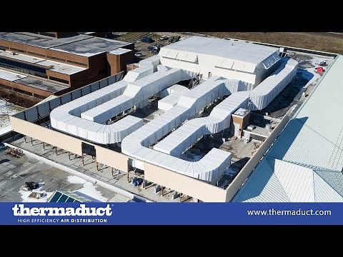 Outdoor Ductwork - Thermaduct Pre-Insulated Exterior Duct System