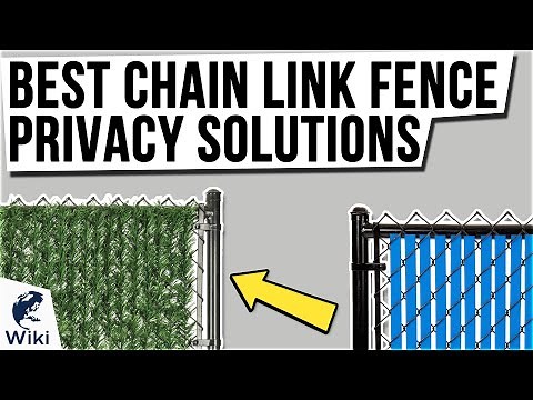 10 Best Chain Link Fence Privacy Solutions 2021