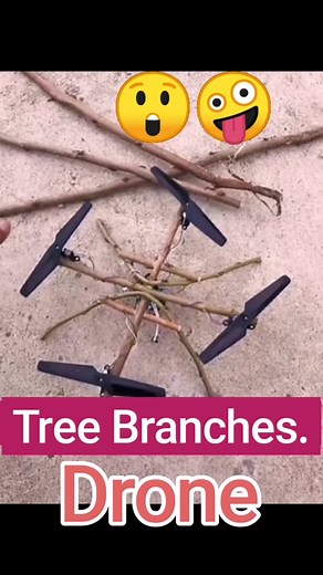 Beautiful drones have been made from tree branches. #drones #dronevideo #viralrtiktok #dronephotography #drone #viral #viral