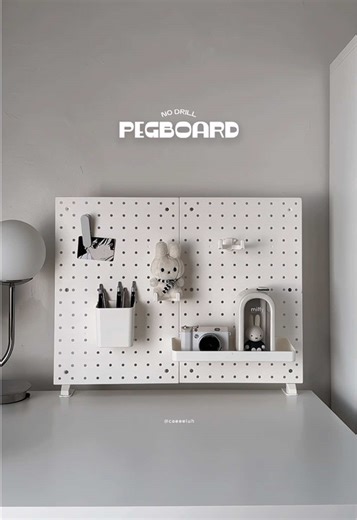 No-Drill Pegboard Ideas for Easy Organization