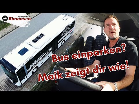GRUNDFAHRAUFGABE BUSFÜHRERSCHEIN - BUS EINPARKEN 🔥