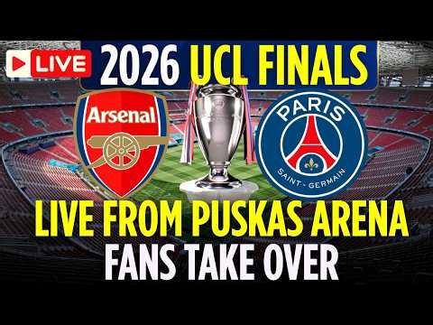 UEFA Final LIVE: Arsenal & PSG Fans Gather Ahead of Champions League Final at The Puskas Arena |N18G