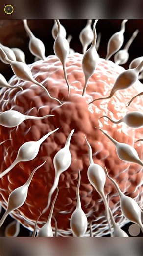 The "Suit Up" Phase (Capacitation) ⚡️ ​Here is a mind-blowing fact: Freshly ejaculated sperm actually cannot fertilize an egg. If you took sperm straight from the source and placed it next to an egg in a petri dish, it would bounce right off. ​The Change: As sperm travel through the female reproductive tract, they undergo a biochemical makeover called capacitation. The cholesterol coat on the sperm's head is stripped away, and its tail movement changes from a steady swim to a frantic, high-energ