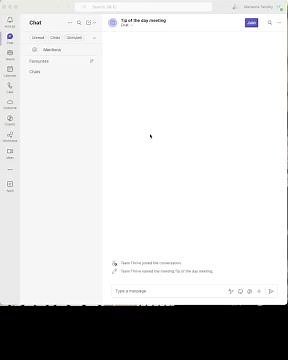 Set a smart status message in Microsoft Teams