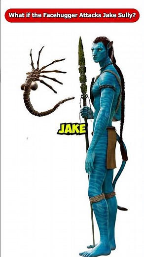 What if the Facehugger Attacks Jake Sully from Avatar? #Shorts #Viral