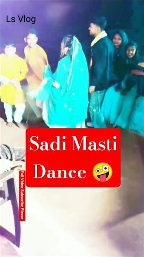 Masti Sadi Dance 🥰🤪🧡। #lsvlog #dance #masti #lsvloglokendrasingh #shorts