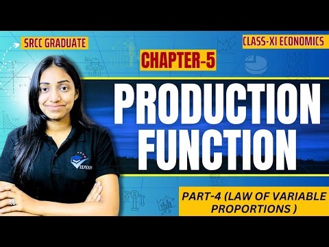 PRODUCTION FUNCTION (4) I CLASS 11 ECONOMICS CH 5 PRODUCTION FUNCTION I LAW OF VARIABLE PROPORTIONS