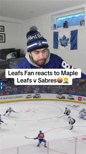 Woller legacy game ruined…💔 #nhl #mapleleafs #sabres #reaction #hockey