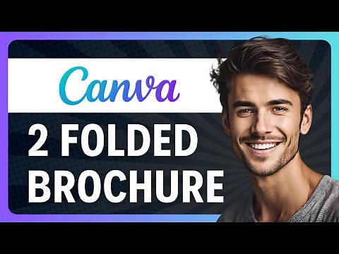 How to Make 2 Fold Brochure in Canva (New Method)