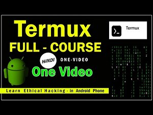 Termux Full Course in Hindi | Termux Tutorial in 2021 | Termux | Install termux in Android #termux