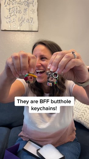 Unique BFF Butthole Keychains Gift Idea