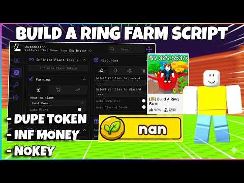 Build A Ring Farm Script *NOKEY* - DUPE TOKEN, DUPE MONEY, AUTO EVENT MORE | PASTEBIN (MOBILE & PC)