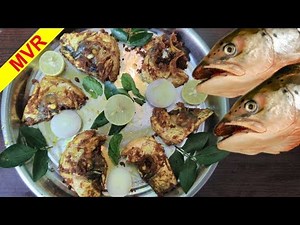 Fish Head Fry Recipe | How to Fry Fish Head | Fish Recipe By My Village Recipes