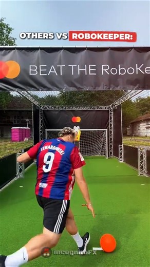 Pro Footballers vs Robot Goalie ☠️ #trollface #trollfaceedit #meme #trending