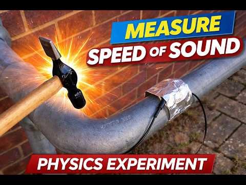 Measure the Speed of Sound in a Solid | Physics Practical (Time of Flight Method)