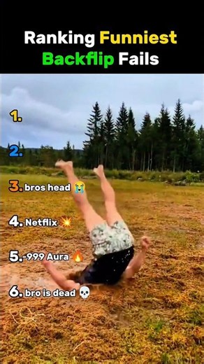 Ranking Funniest Backflip Fails 😂 #usa
