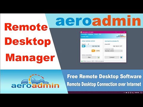 AeroAdmin Free Remote Desktop Software