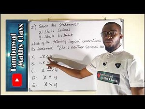 NECO 2020 Question 21 | Logical Reasoning