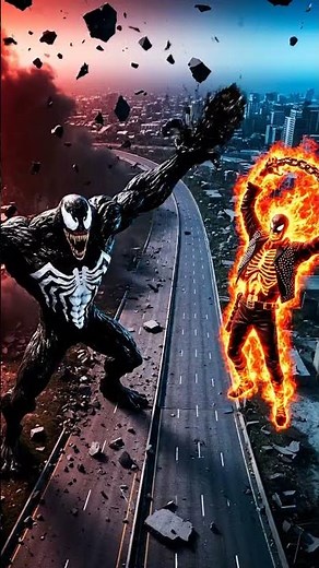 Venom x Ghost Rider – The Darkest Fusion Ever 🔥👿