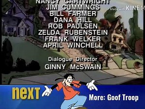 Goof Troop End Credits on Disney Channel UK In 2008