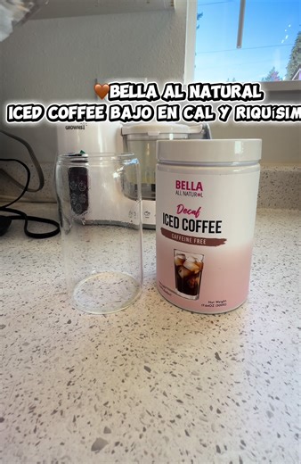 Nuestro Iced Coffee Bella al Natural está pensado para quienes buscan un café delicioso, refrescante y con un toque natural. Perfecto para acompañarte en tus días activos sin dejar de cuidarte.#bellaallnatural💜 #paraty #coffee