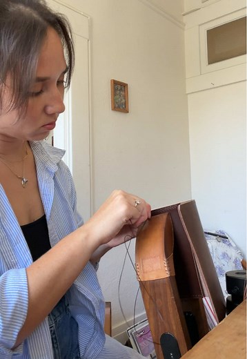 Easy A6 Leather Journal Cover Tutorial